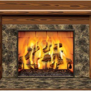 Fireplace Insta-View Party Accessory (1 count)